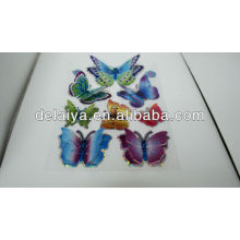 Etiqueta engomada de la pared de mariposa 3D PVC